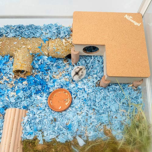 Niteangel Multi-Chamber Hamster House Maze: 1 Entrance 3 Rooms Maze Habitat - size: 3-Room Small