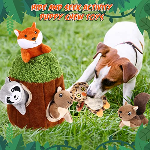 Skylety 7 Pieces Hide and Seek Dog Toys, Cute, Small - size: Small, style: Cute