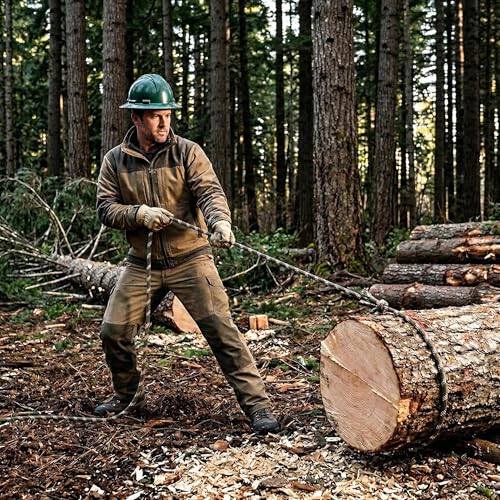 1/2 in x 100Ft Static Polyester Arborist Rope, ASTM F2116 Certified 9000Lbs MBS 48 Strands Bull Rope for Climbing Tree Swing Pulling Sailing - size: 1/2 x 100ft, style: Green