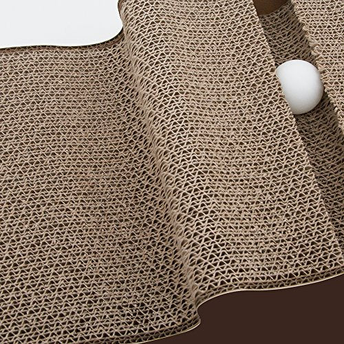 Best Pet Supplies Catify Corrugated Cardboard Cat Scratcher - Cat Shape - color: Cat-Shape