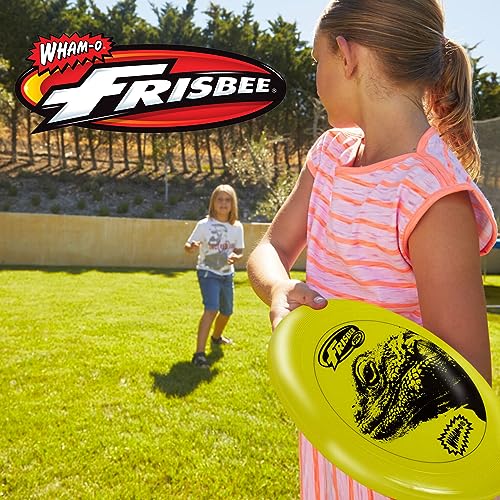 Wham-O Frisbee Cool Flyer - 130 Grams -9.95" Flying Disc - Disc Golf - Lightweight Durable Disc Set - color: 3 Pack ( Grey + Green + Blue )