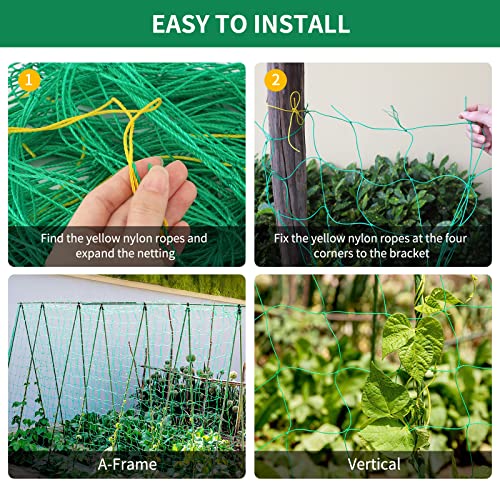 KINGLAKE GARDEN Trellis Netting for Climbing Plants Garden Plant Netting