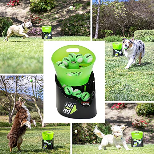 Hyper Pet GoDogGo Automatic Dog Ball Launcher, Includes 5 Balls, 20-60lbs - size: Medium, style: Automatic Machine Dog Ball Launcher