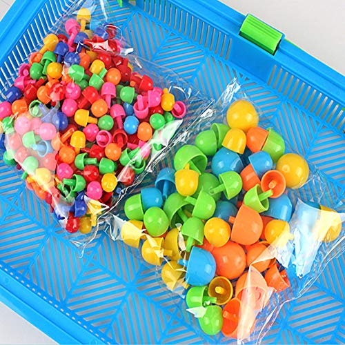 QBLEEV Parrot Puzzle Toys - Bird Intelligence Training, Parakeet & Conure Cage Accessories, Cockatiel Foraging & Chewing Toys - color: Mushroom Toy