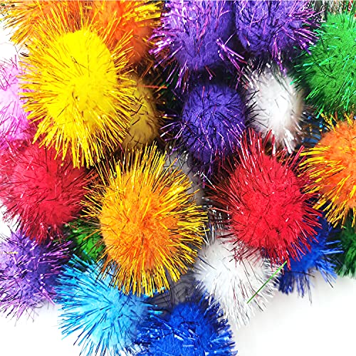 1.8Inch Assorted Color Flash Balls Cats Toy Balls for Cats Play 100 Pcs - size: 1.8 Inch (Pack of 100)