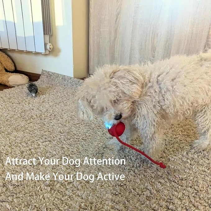 2025 New Electric Dog Ball Toy,360° Smart Automatic Interactive Rolling Dog Ball, Smart Pet Toy Ball,Interactive Toys,Gift for Kids（Yellow - color: yellow