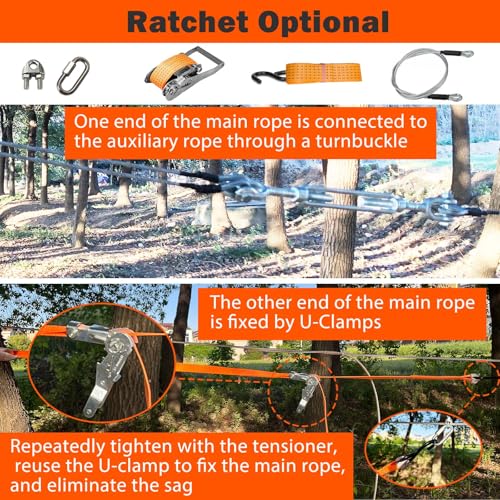 55FT Ninja Warrior Obstacle Course for Kids Backyard Outdoor - size: 55FT 12Pcs