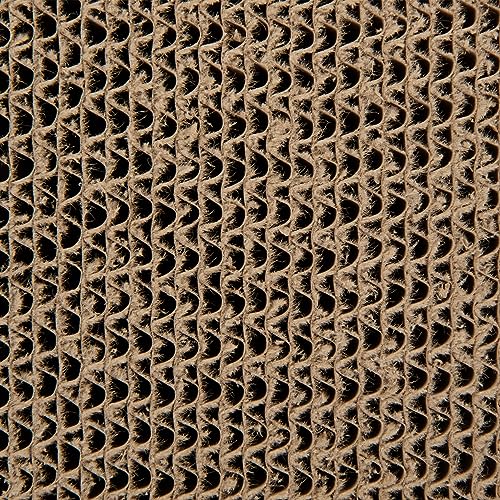 SmartyKat Super Scratcher Corrugated Cat Scratcher and Scratch Pad for Cats, Catnip Infused with Catnip, Scratchers for Indoor Cats and Kittens, Cardboard Scratching Post (Pack of 12) - size: (Pack of 12), style: Rectangle Scratcher