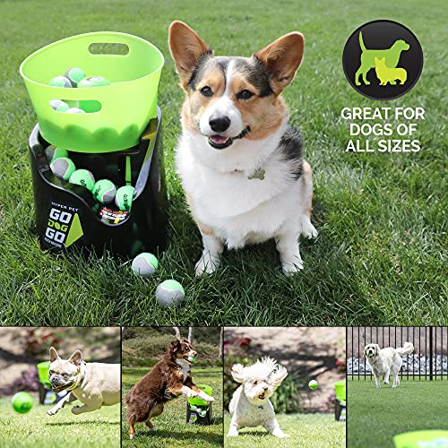 Hyper Pet GoDogGo Automatic Dog Ball Launcher, Includes 5 Balls, 20-60lbs - size: Medium, style: Automatic Machine Dog Ball Launcher