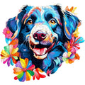 ESC WELT Wooden Dog Puzzle 200 Pieces - Captivating Mind Entertainment for Teens and Adults - Fun and Environmentally Friendly Toy - Challenging Jigsaw Game - Wooden Puzzle - color: Dog, size: 200 pcs