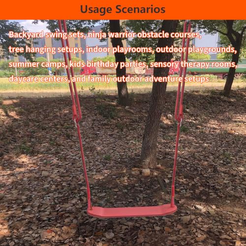 Heavy Duty Plastic Swing Seat for Kids and Adults Backyard 350lbs - size: Swing