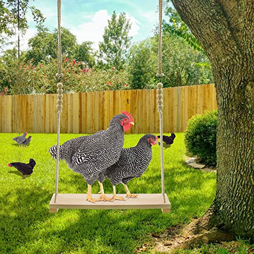 Wood Chicken Swing Toy, Chicken Toy, - size: 1pcs Chicken Swing