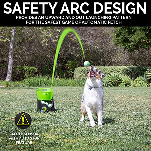 Hyper Pet GoDogGo Automatic Dog Ball Launcher, Includes 5 Balls, 20-60lbs - size: Medium, style: Automatic Machine Dog Ball Launcher