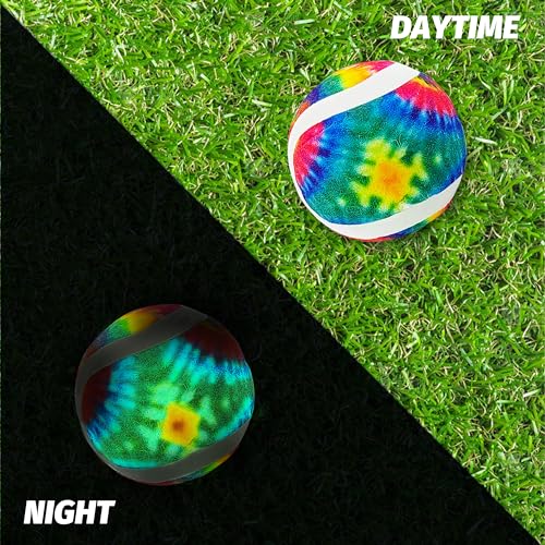 X-Small Dog Tennis Balls Dog Toys Ball 1.5" Pack of 12, Fit Ball Launchers - color: Glow-in-the-dark colored tennis balls