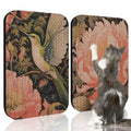 2 Pack Cat Wall Scratcher, Art Cat Scratching Board for Cats - color: Hummingbird & Flower