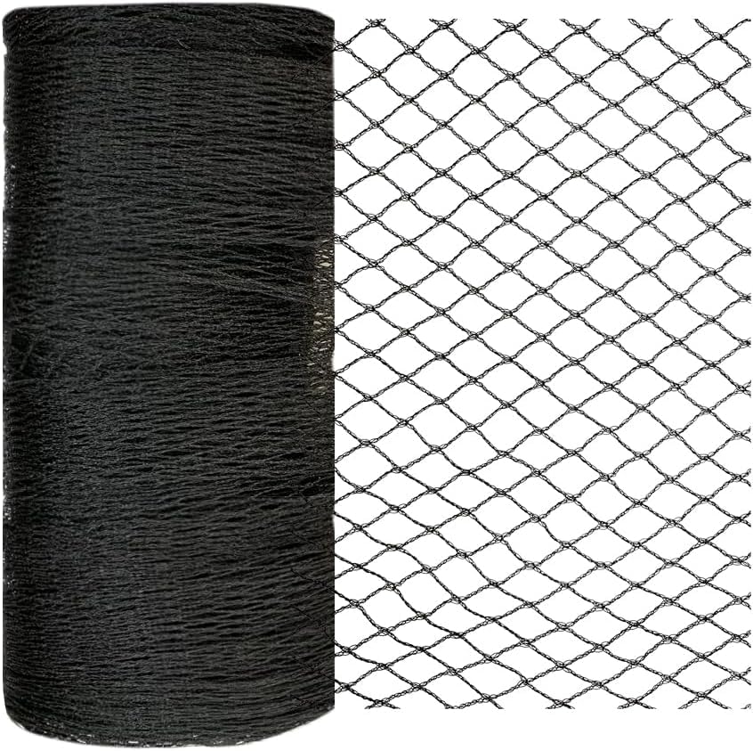 Bird Netting 10x10 Ft, 1/2 in Mesh Heavy Duty Garden Netting - size: 10x10Ft