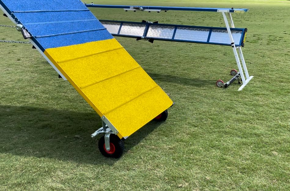 Rubber Surface Dog Agility A-Frame (7'), "On-Wheel Interface is Ready