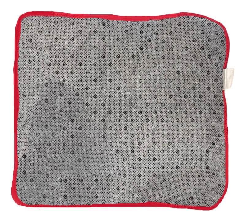 Interactive Dog Snuffle Mat for Mental Stimulation and Enrichment for Dogs Pigs Rabbits Cats and Other Pets (Red White & Blue)