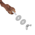 2pc Bird Perch Stand Grapevine Wood Stick Perch Swing Bird Cage Toy - color: 2 Packs Sticks