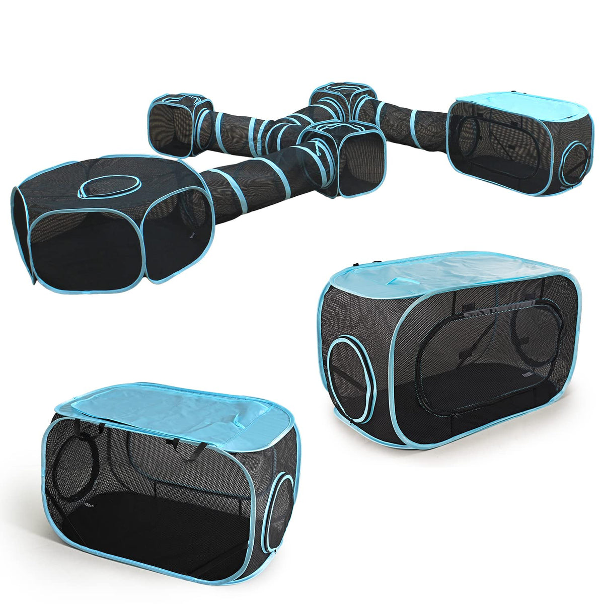 INTURN Cat Furniture Tent for Indoor and Outdoor Playpen Portable Cat Tunnels, Outdoor Kennel (Sleep Kennel) - color: Sleep Kennel